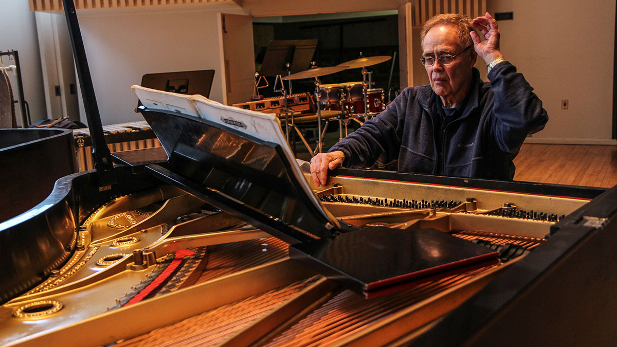 James Freeman will play his last concert as Artistic Director of Orchestra 2001 on Friday. (Kimberly Paynter/WHYY)