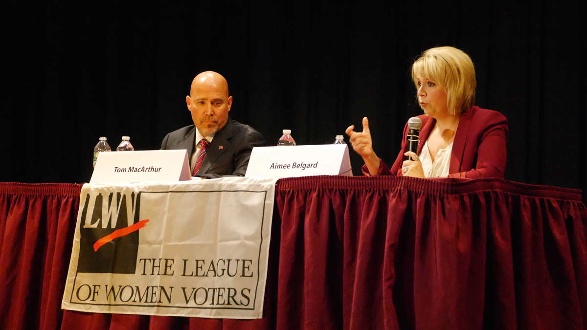 Tom MacArthur and Aimee Belgard
