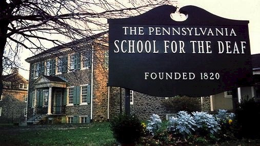  Teachers and support staff at the Pennsylvania School for the Deaf are taking steps to unionize. (Photo via Technically Philly) 