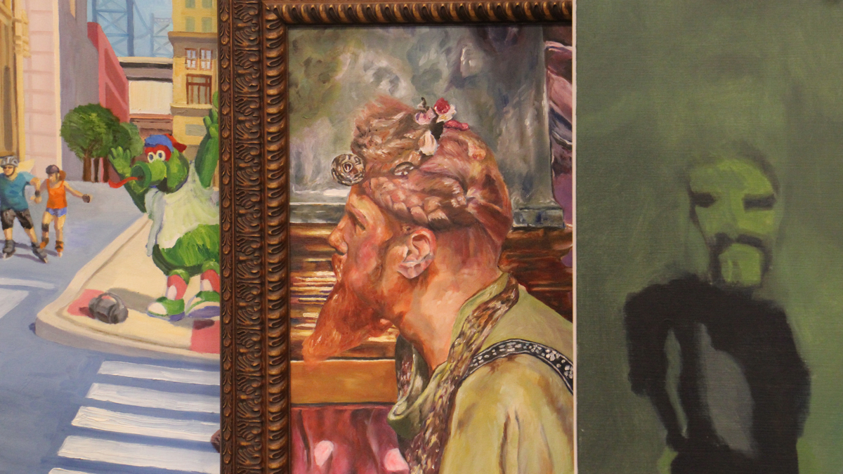 The work of students from the Pennsylvania Academy of Fine Arts will be displayed for sale at a pop-up boutique in Chestnut Hill. (Emma Lee/WHYY)