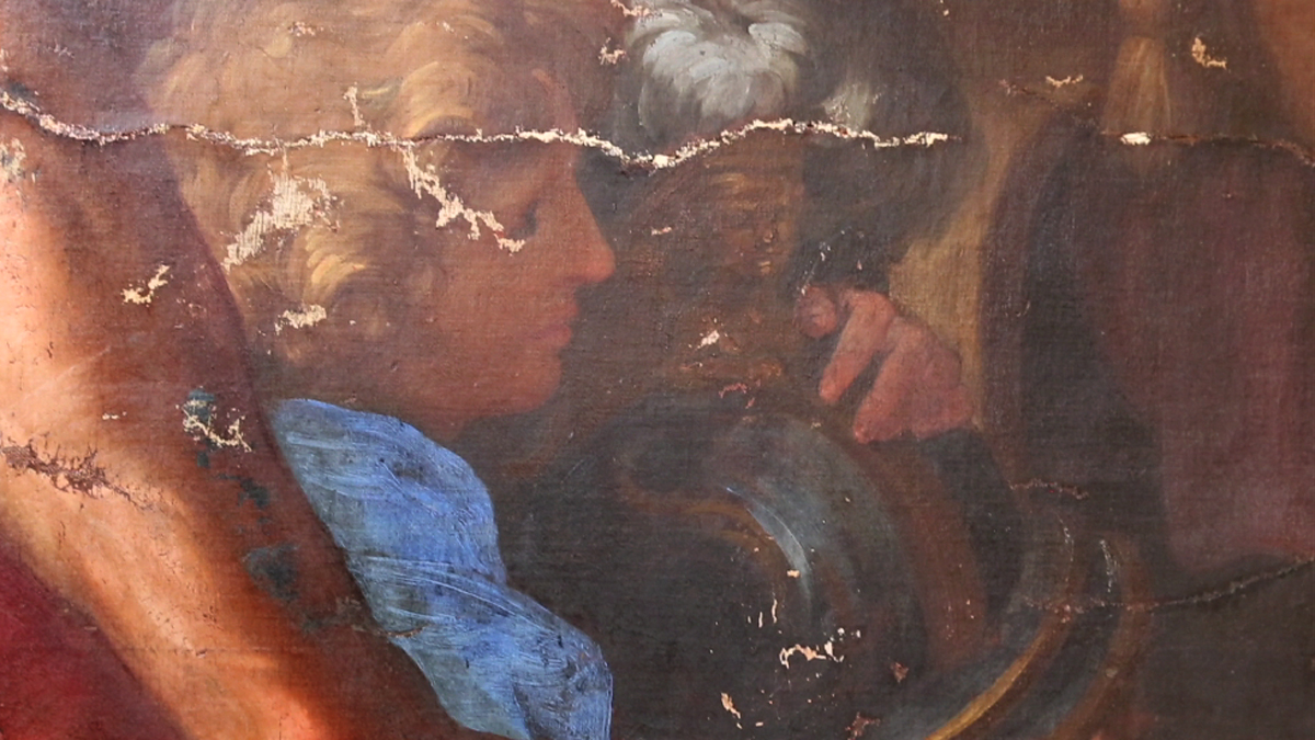 Detail from Pietro da Cortona's 17th century painting 