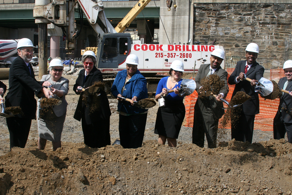  Asociación Puertorriqueños en Marcha for Everyone (APM) breaks ground on Paseo Verde, a Platinum Leed-ND transit oriented development in Philadelphia. Paseo Verde opened last fall. (Image courtesy of APM) 