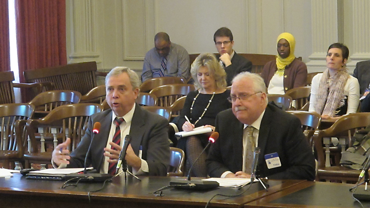 N.J. Department of Education officials tell legislative task force that 21 school districts have found elevated lead levels in drinking water (Photo by Phil Gregory)