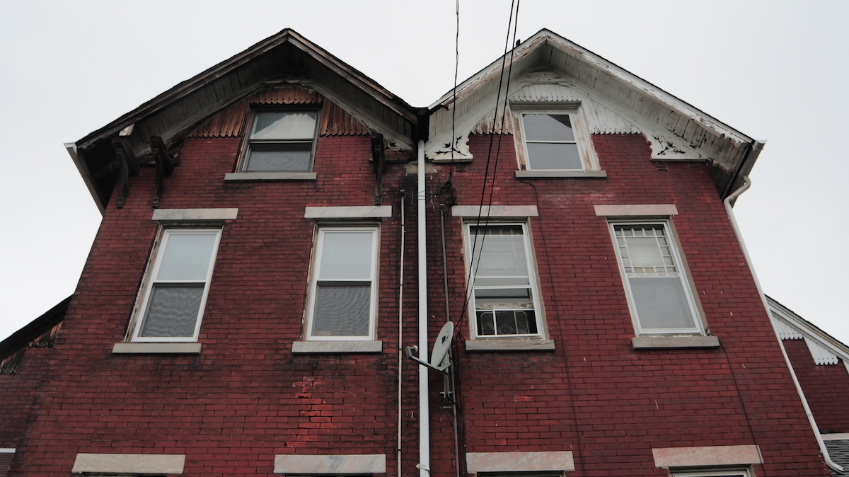  The twin homes are described as extraordinary examples of Eastlake Victorian architecture. (Bas Slabbers/for NewsWorks) 