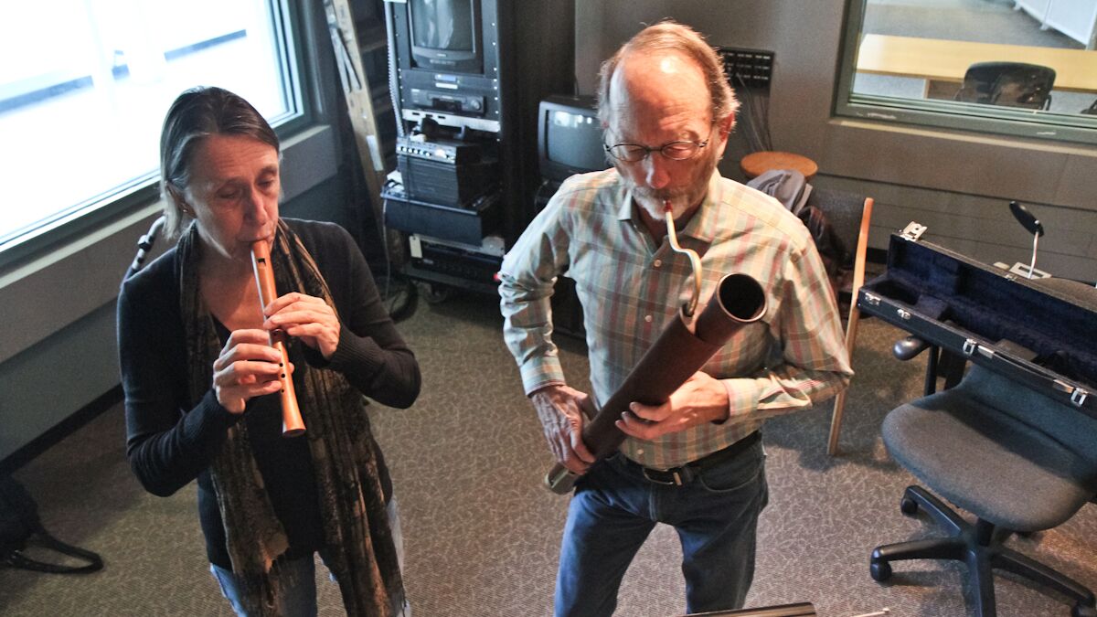 Joan Kimball and Bob Wiemken