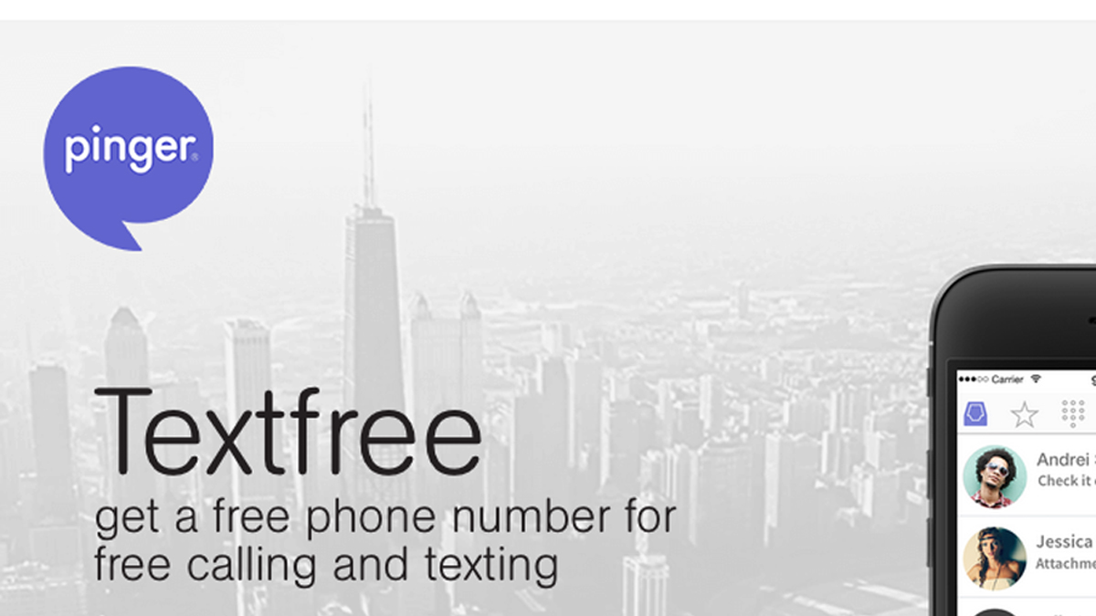  Police tracked down a suspect in an East Germantown firebombing  after connecting his cell phone to threatening, anonymous text messages sent through the app Pinger. (Electronic image via pinger.com) 
