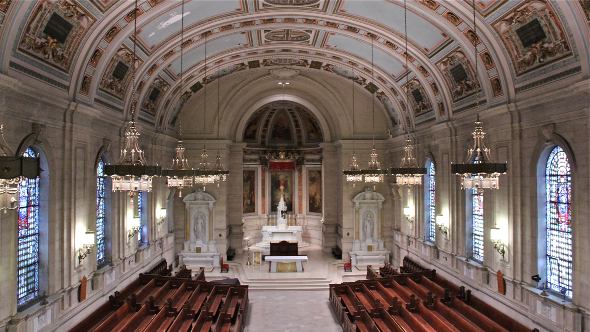  Pope Francis will address the cardinals and bishops attending the World Meeting of Families at St. Martin's Chapel at St. Charles Borromeo Seminary. (Emma Lee/WHYY) 