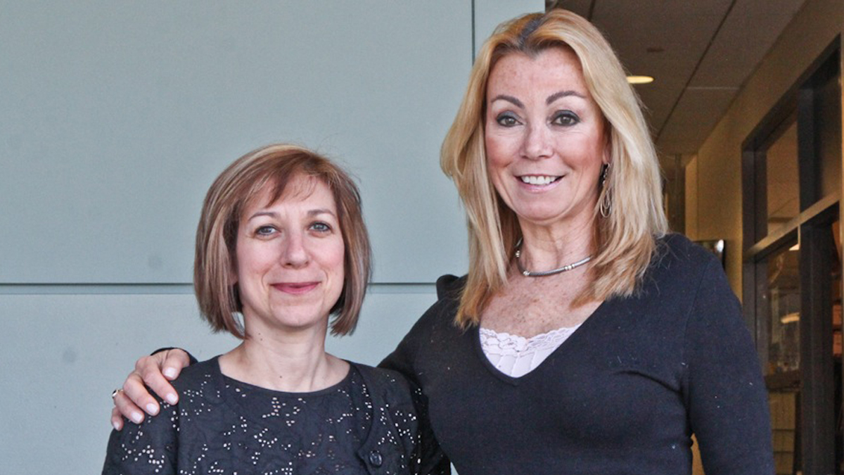 Wendy Ruderman (left) and Barbara Laker