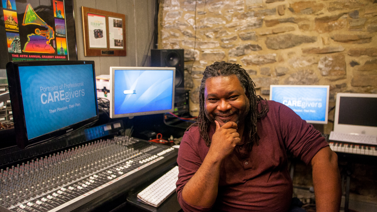  Rodney Whittenberg in his Plymouth Meeting, Pa., studio. (Brad Larrison/for NewsWorks) 