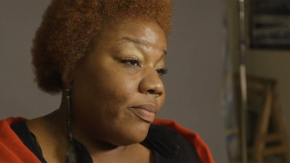  Rachel Carr-Timms, proprietor of the Hollywood Beauty Salon, is shown in a still from the documentary 'Hollywood Beauty Salon.' 
