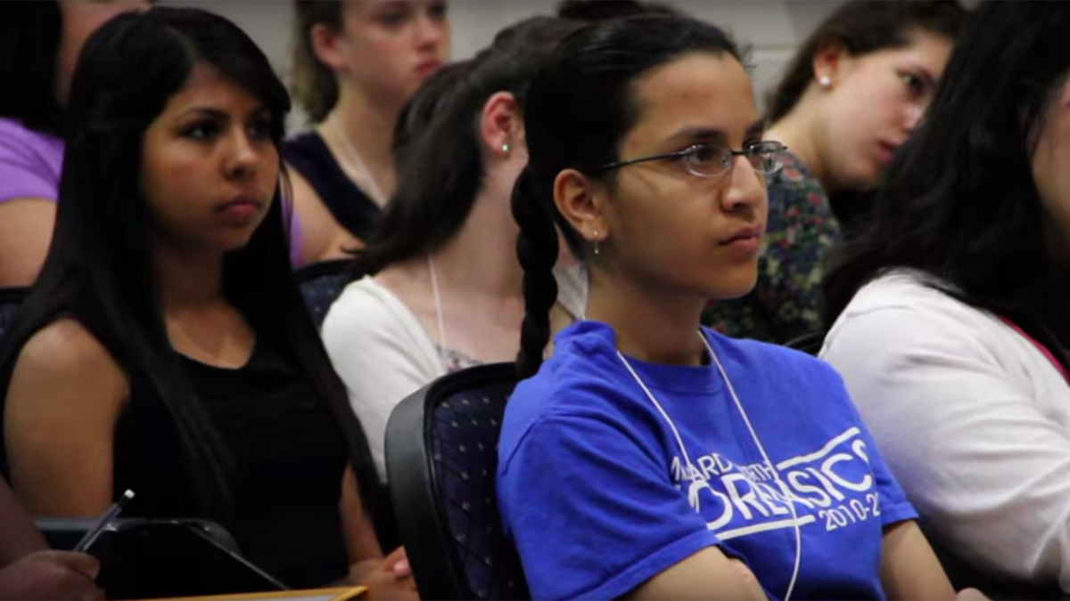  A still image from the documentary 'Making Ms. President' 