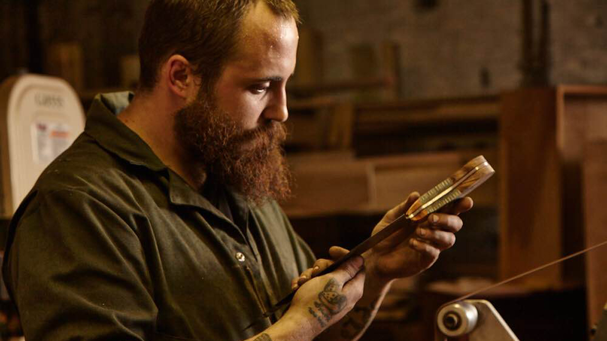 Knife maker Adam Balkovic of Biltsharp Manufacturing
