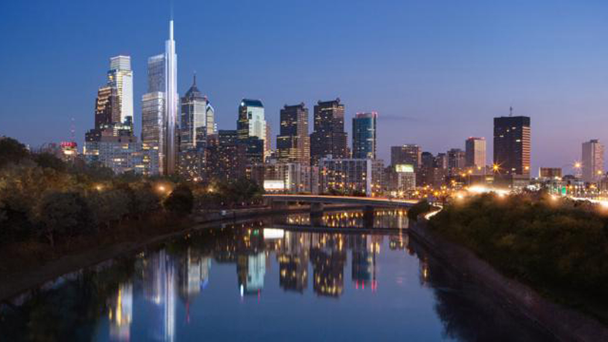  Rendering of Comcast Innovation Technology Center by Foster and Partners (PlanPhilly Image) 