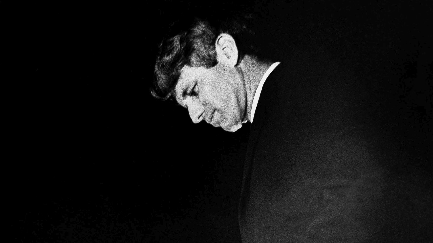  Senator Robert F. Kennedy, D- N.Y., who had campaigned in Indiana Thursday, April 5, 1968  was shaken as he informed an audience in a black section of Indianapolis, 