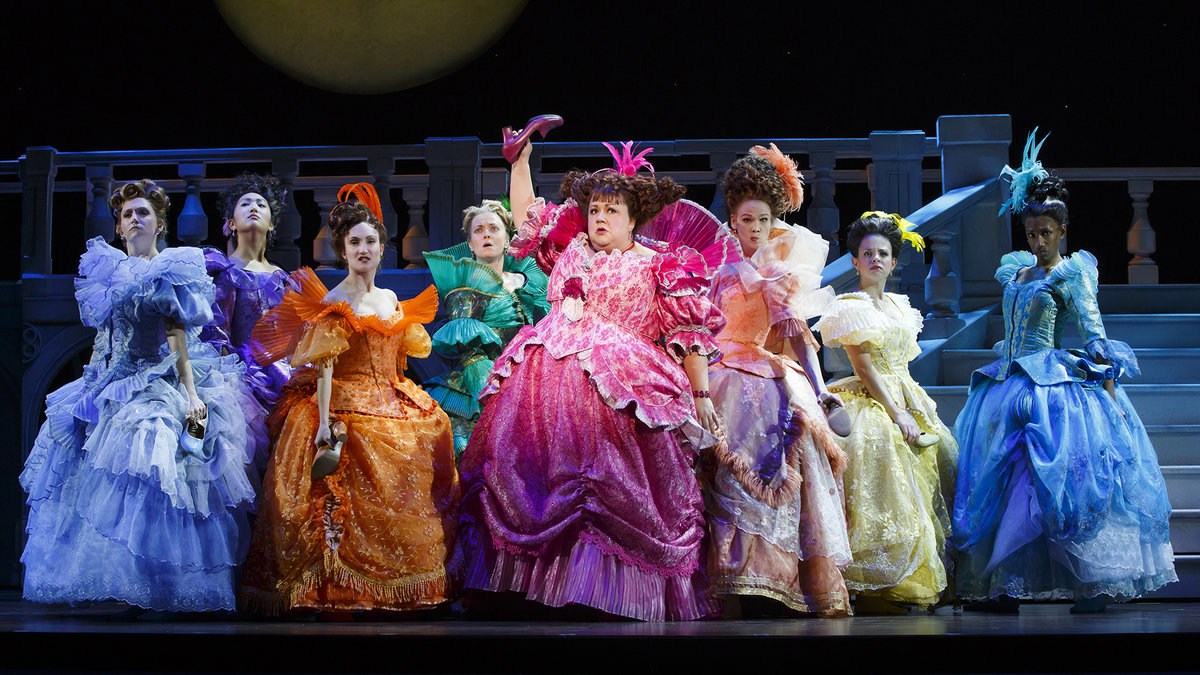  The cast of 'Rodgers , Hammerstein's Cinderella,' in its national tour at the Academy of Music. (Photo courtesy of Carol Rosegg)  