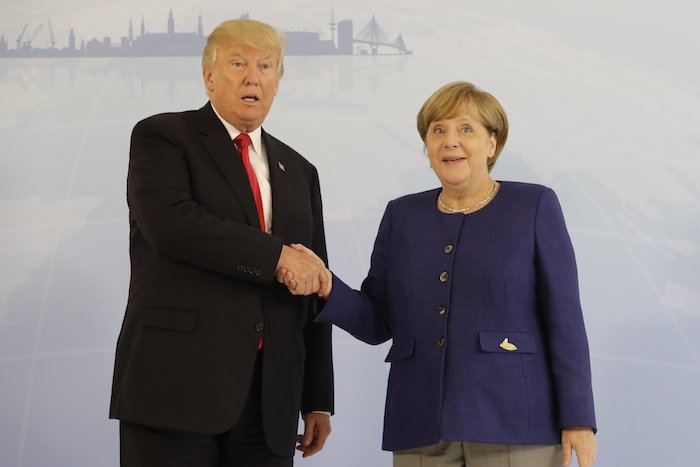 Trump and Merkel