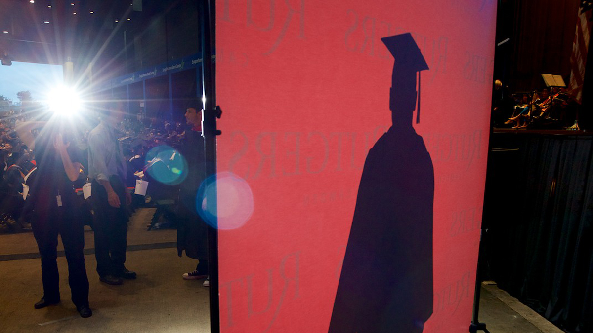  N.J. voters surveyed in a recent Fairleigh Dickinson PublicMind poll were just about split on the value of a college degree (Bas Slabbers/for NewsWorks, file photo) 