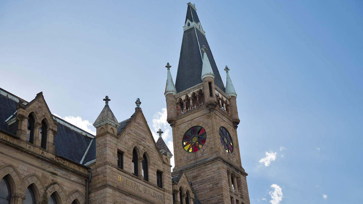  Scranton has one of the most distressed pension funds in the state. A new report shows that improper procedures in offering double pension benefits to some retirees contributed to the poor state of the non-uniform fund. (Lindsay Lazarski/WHYY)   