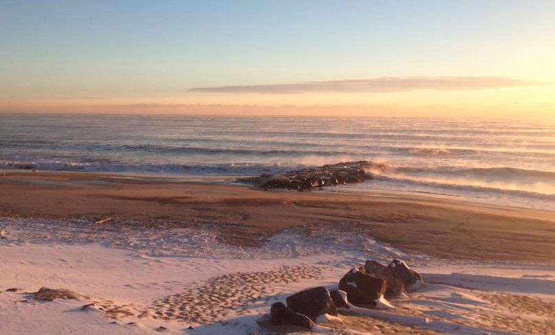  Long Branch Saturday morning. (Photo: Cameron Leonard via Jersey Shore Hurricane News) 