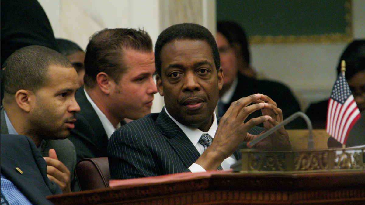  City Council President Darrell Clarke and others have sought to divide the revenue from a one-percent City sales tax to pay toward both the schools and pensions. (NewsWorks, file art) 
