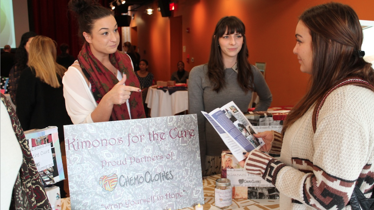  Wednesday's will be the latest in a years-long partnership between Philadelphia University and ChemoClothes. (Photo courtesy of PhilaU) 