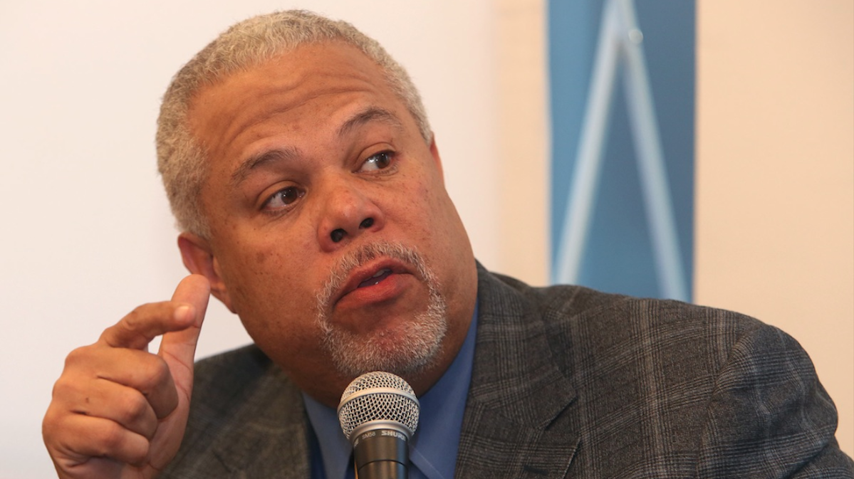  Before appearing at Monday night's Al Dia mayoral forum, candidate Tony Williams released his ethics policy. (Steph Aaronson/via The Next Mayor partnership) 