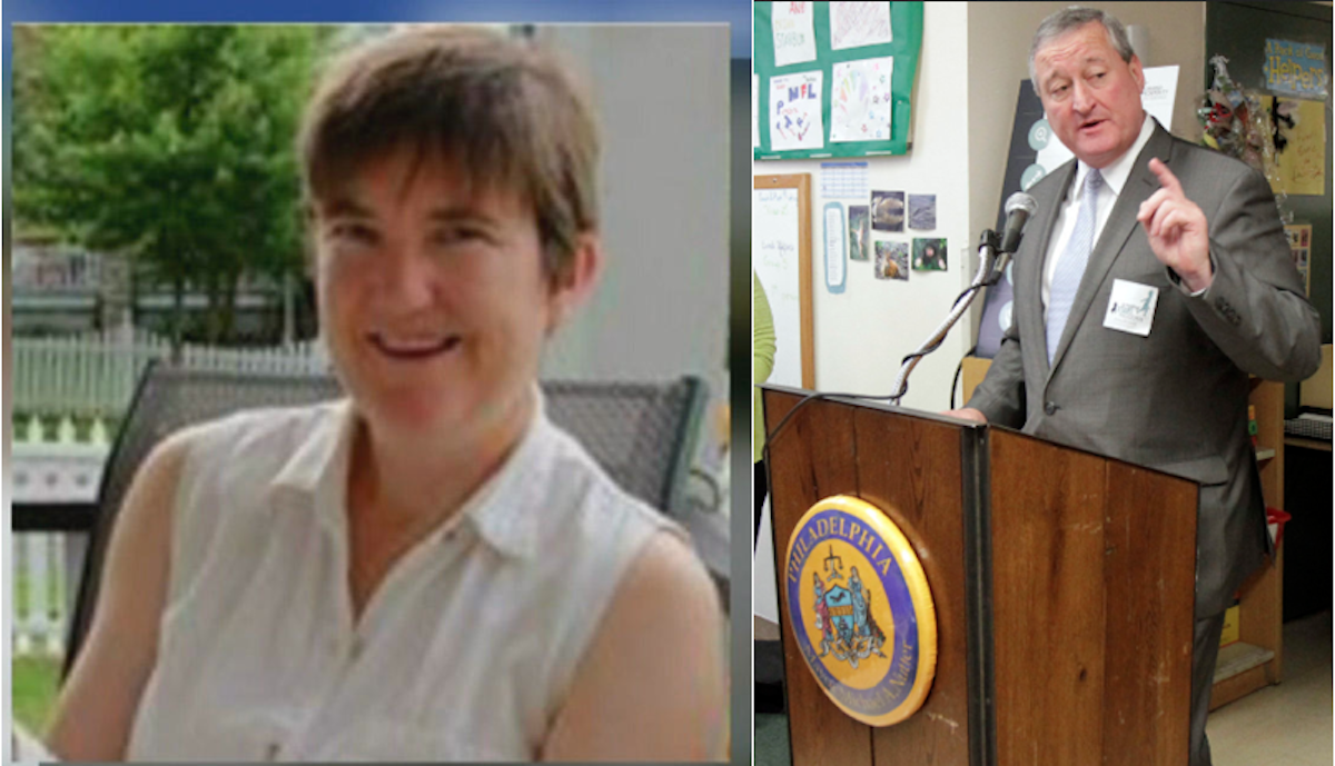 Philadelphia mayoral candidate Jim Kenney issued a statement regarding a controversial firing at a Merion school. (Margie Winters image via NBC10; NewsWorks file art) 