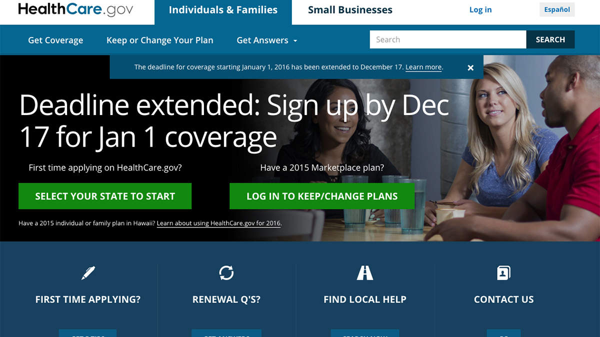  image via healthcare.gov 