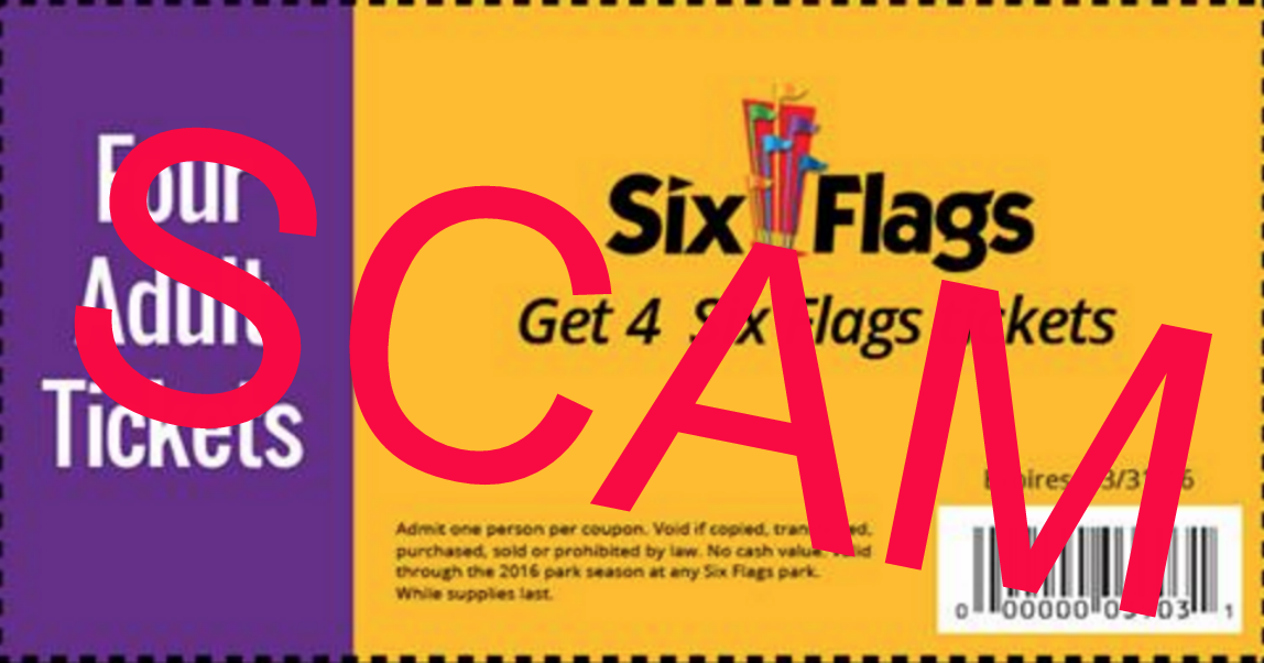 Scam added to the link image circulating on social media sites.