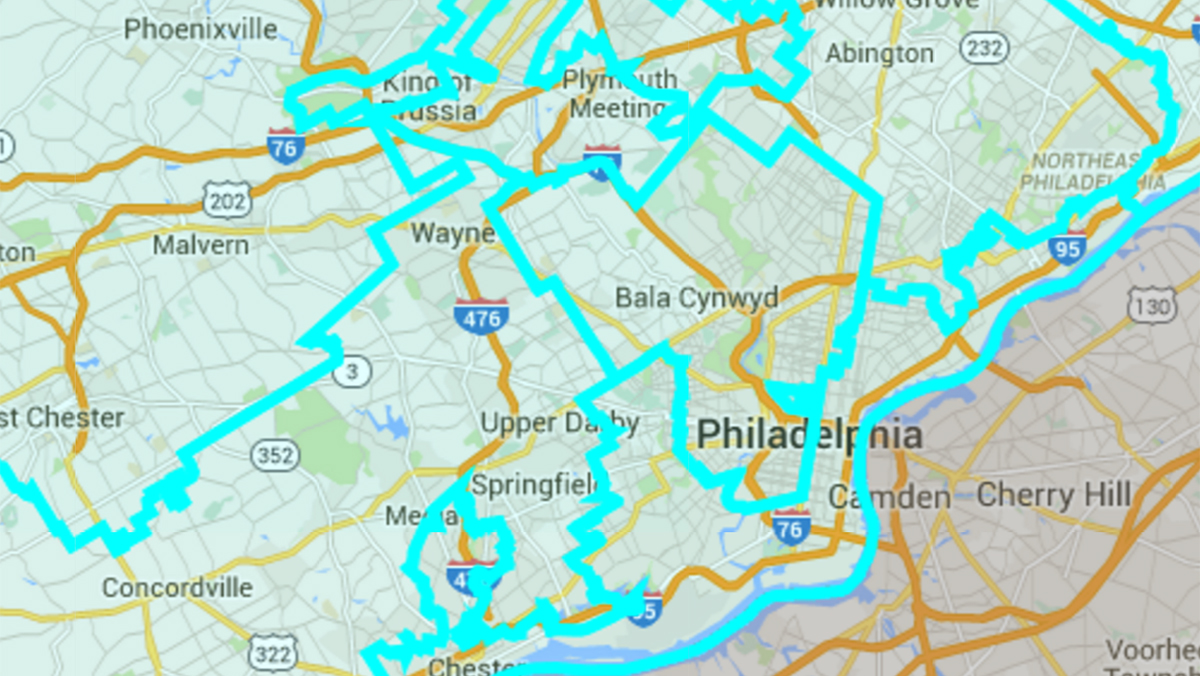 Southeastern Pennsylvania Congressional districts take some strange shapes. A coalition wants to change they way they're drawn.
