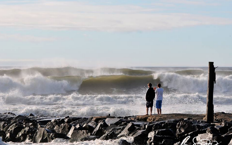 Monmouth University scientists and students are sampling water at some New Jersey beaches before and after at least 10 storms over a year. (Courtesy of Robert Siliato)