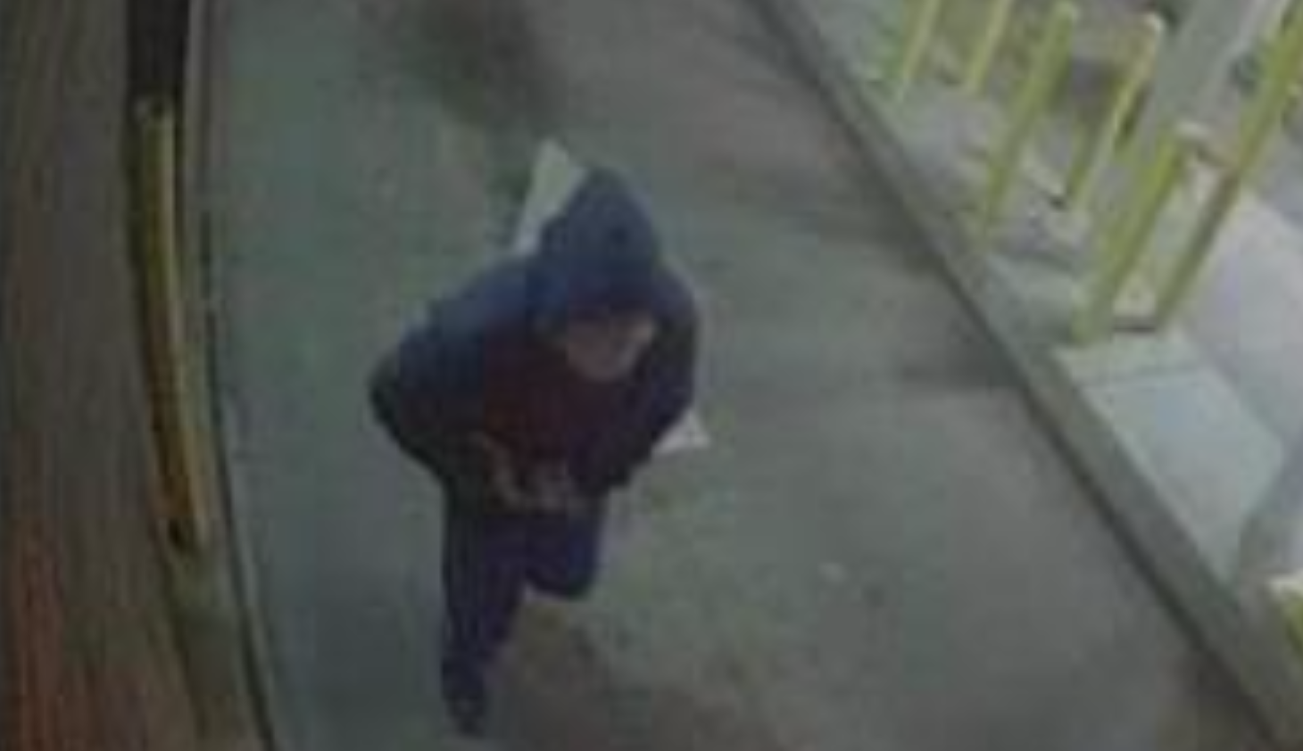  The suspect in last night's ATM robbery at Wells Fargo bank on Hooper Avenue in Toms River. (Image: Toms River Police Department) 