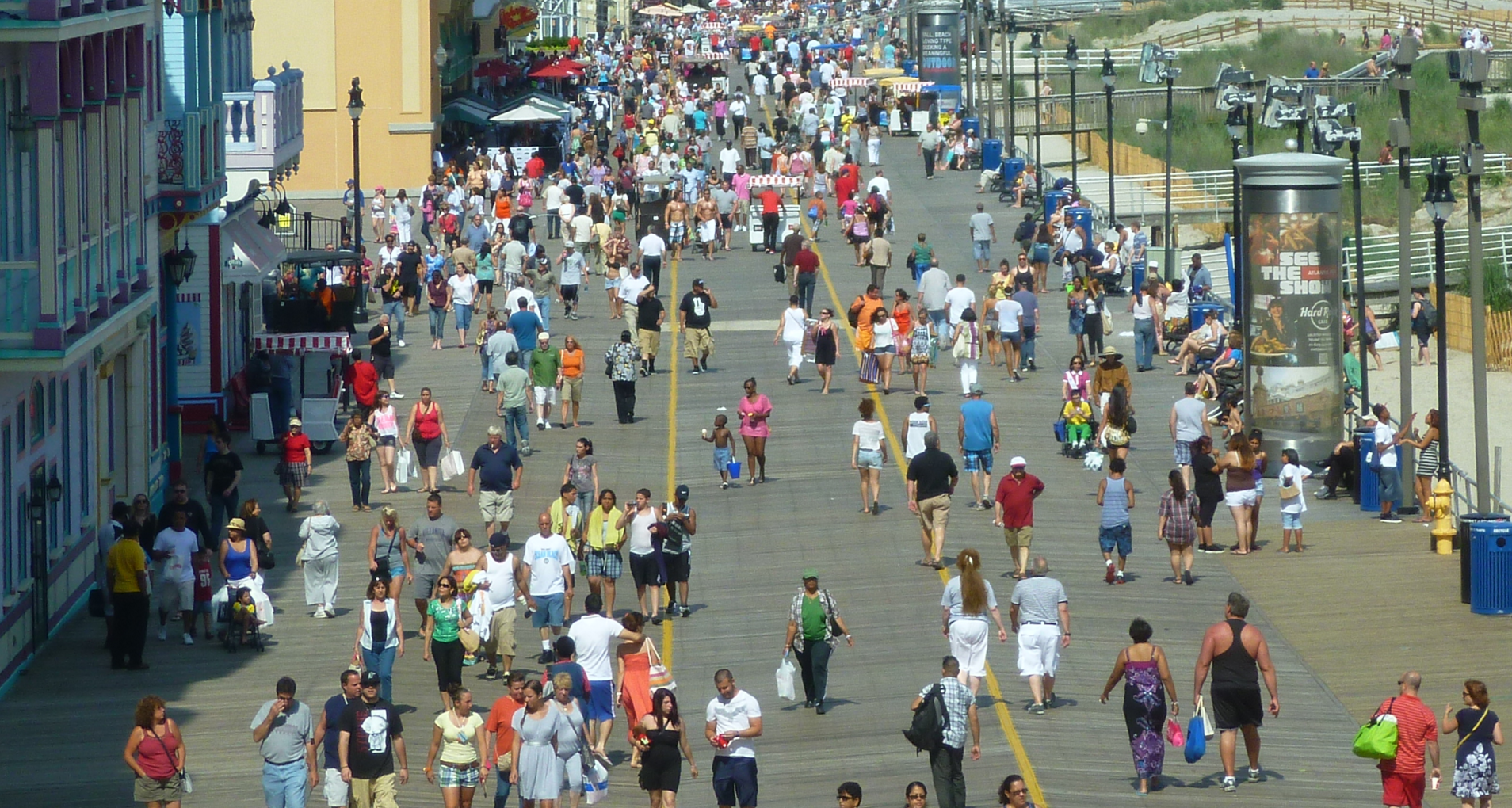  The Atlantic City boardwalk. (Image: Silveira Neto via Flickr) 