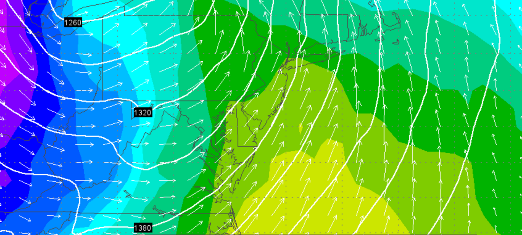 Warm air surging into the region from the southwest tomorrow