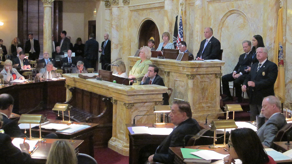  New Jersey Senate President Steve Sweeney pulled the override bill Thursday before the vote was official. (Phil Gregory/WHYY)  
