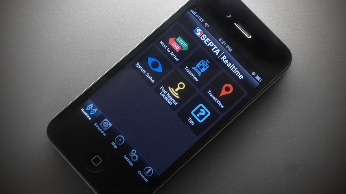  SEPTA's new iOS app (Todd Vachon, WHYY) 