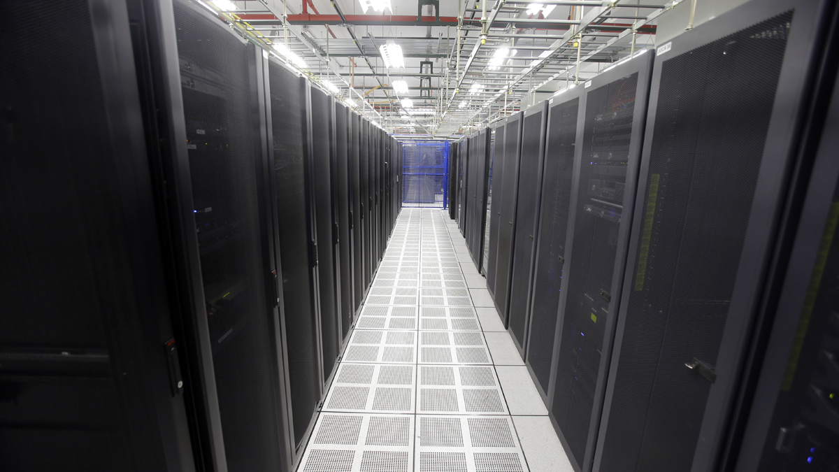  In this Aug. 29, 2014 photo, rows of servers are lined up at BlueBridge Networks in Cleveland. A new Pa. bill wants to attract more data centers like this to the state by providing a sales tax exemption on equipment to open or expand a data center. (AP Photo/Mark Duncan) 