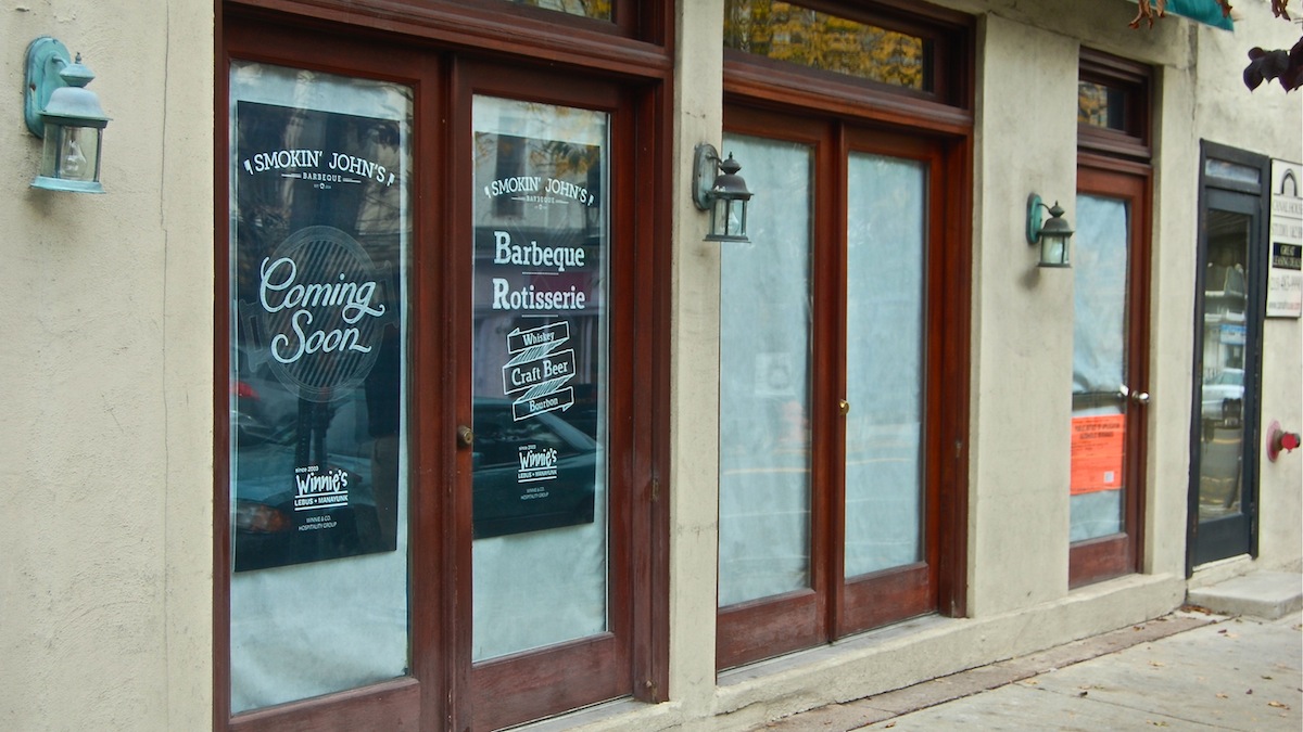 Smokin' John's Bar-B-Que is slated for a mid-December opening. (Emily Brooks/for NewsWorks)