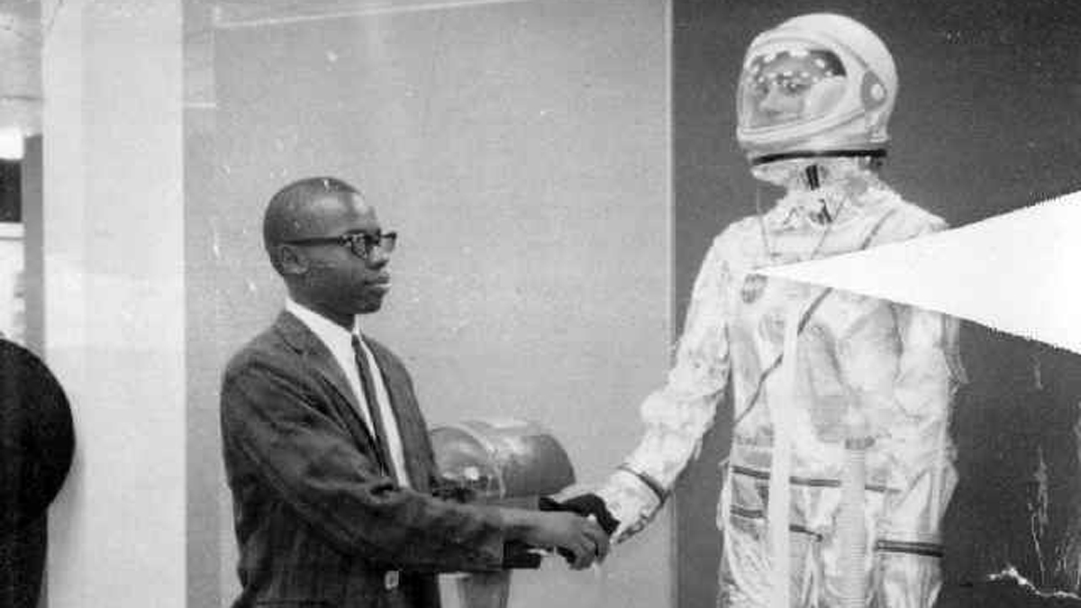 Morgan Watson and six other students from Southern University - Baton Rouge became NASA's first African American engineers in 1964. (Photo courtesy of University of Texas Press)