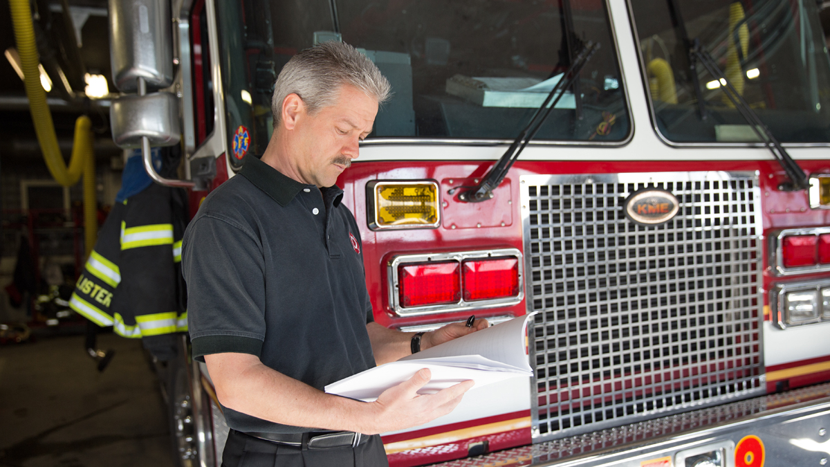  John Stribula, president of Allentown’s firefighter union, said the benefits were too good to pass up.  He retired in 2011. (Lindsay Lazarski/WHYY) 