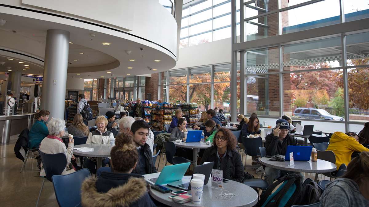 Today, the Berkey Creamery is located on the first floor of the Food Science Building. The Creamery still makes homemade ice cream as well as cheese, sour cream and frozen yogurt. (Lindsay Lazarski/WHYY)