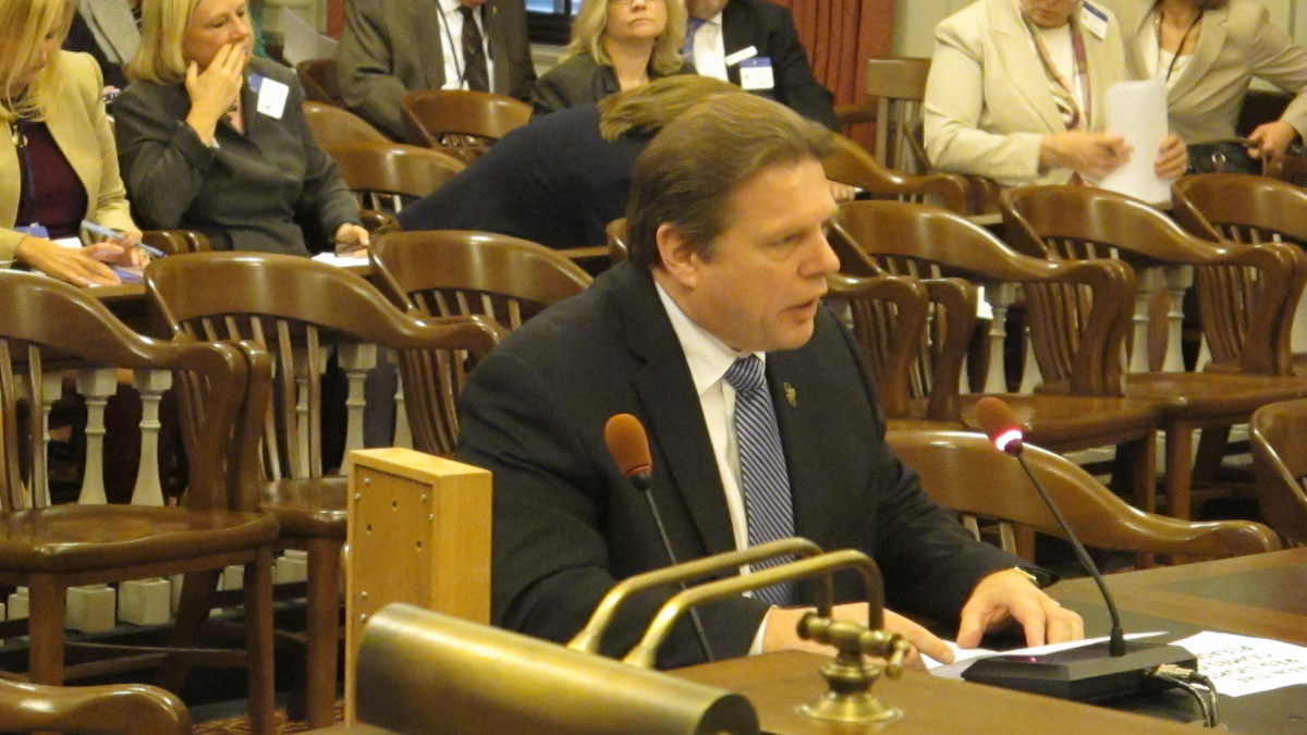  New Jersey Education Association president Wendell Steinhauer (Phil Gregory/for NewsWorks) 