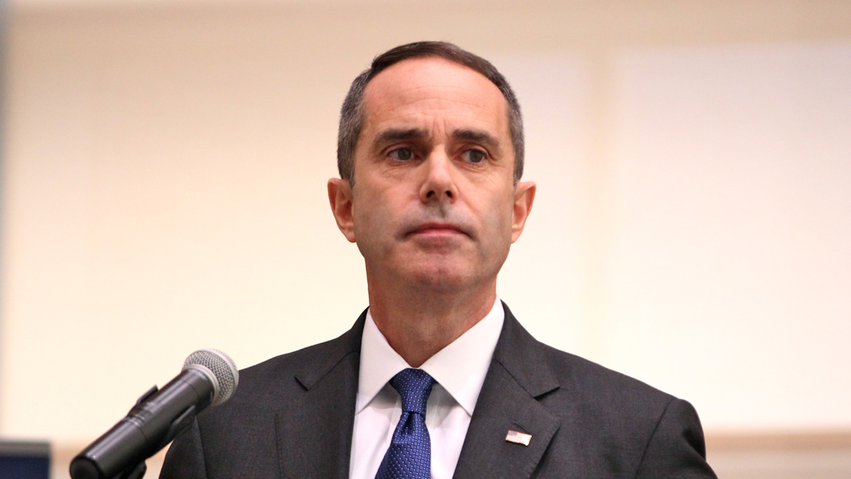 Steve Santarsiero is the Democratic candidate in Pennsylvania's 8th Congressional District race. (Emma Lee/WHYY)