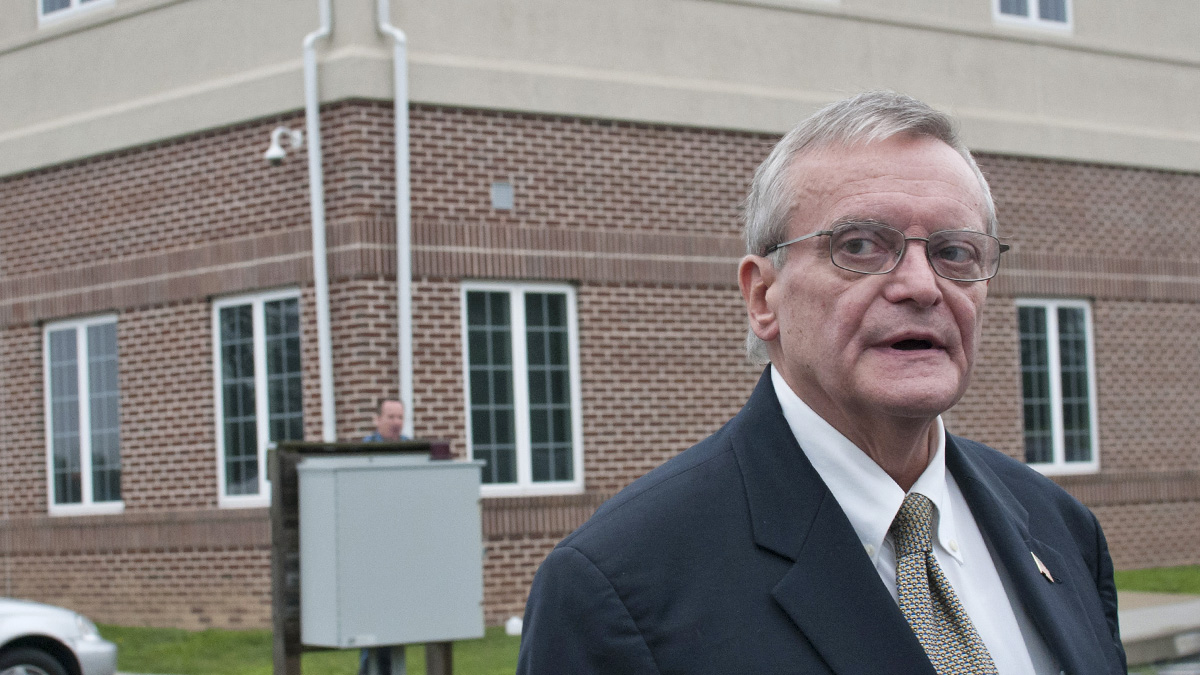  Steve Reed, 65, served as mayor of Harrisburg for 28 years from 1982 to 2010. He faces nearly 500 counts of theft, bribery and other charges from an 18 month grand jury investigation into the finances of the distressed city. (Diana Robinson/WITF) 