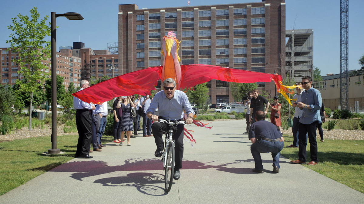  AOL founder Steve Case on a 'Rise of the Rest' bus tour stop in Atlanta, Ga., in May 2015 (Image via Rise of the Rest/Flicker) 