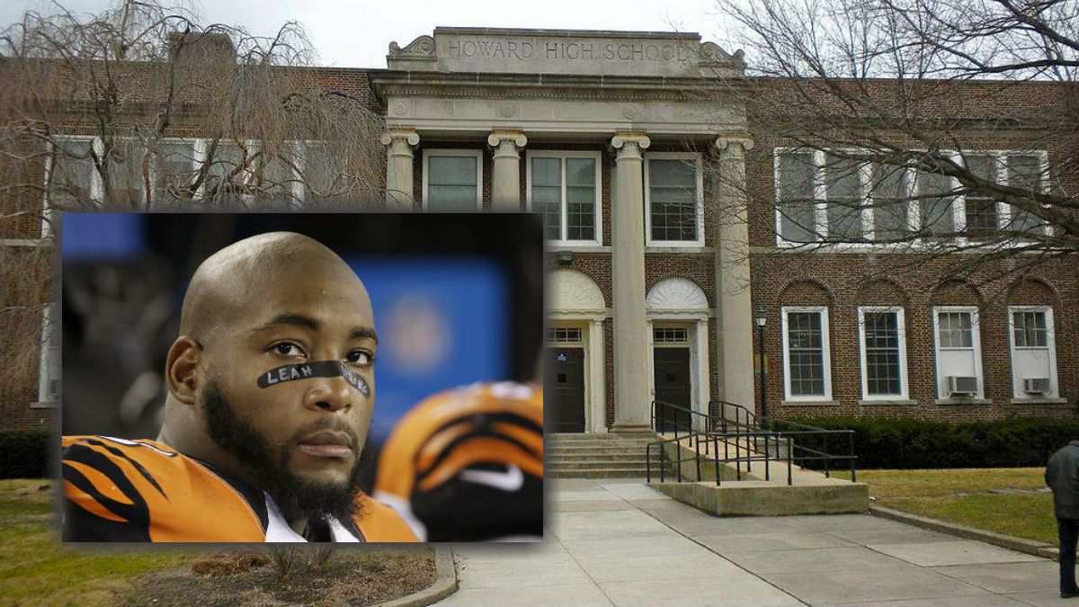 NFL player Devon Still(inset: AP Photo/Stephan Savoia)