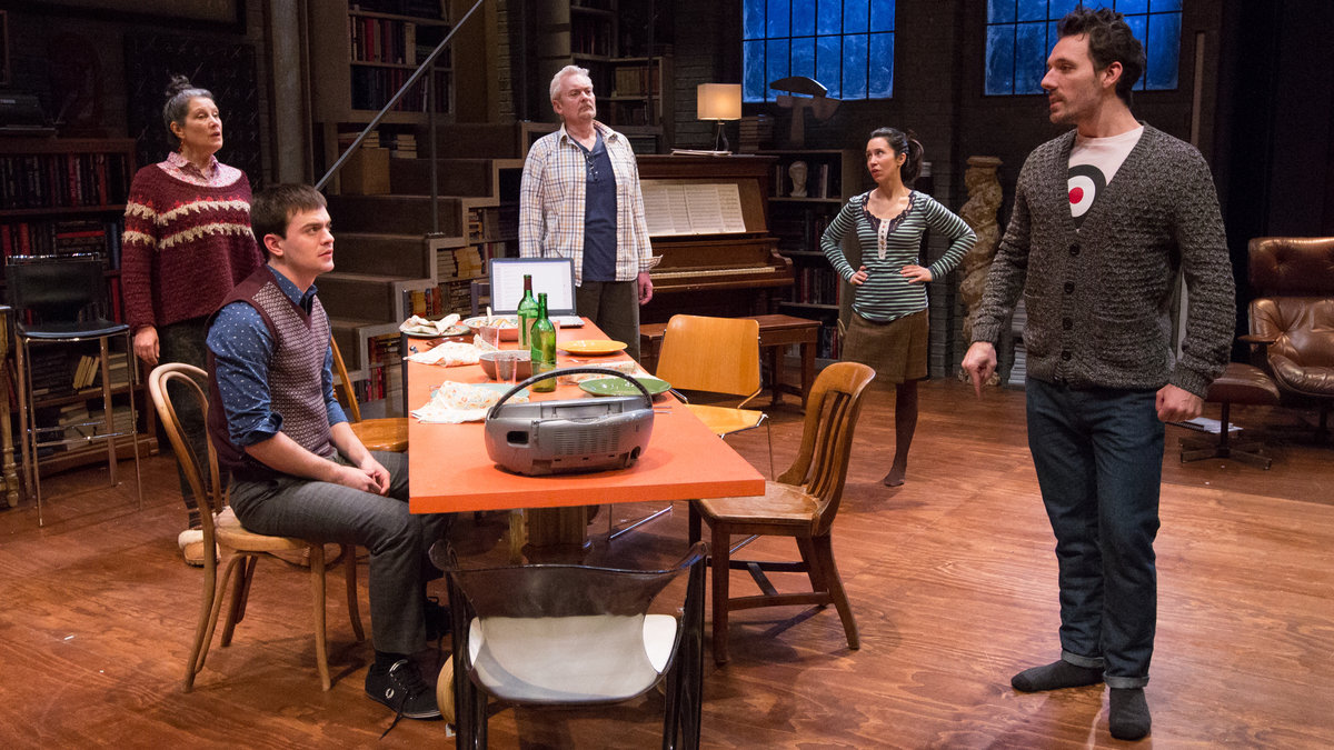  Laurie Klatscher, Tad Cooley, John Judd, Robin Abramson, and Alex Hoeffler in Philadelphia Theatre Company’s production of 