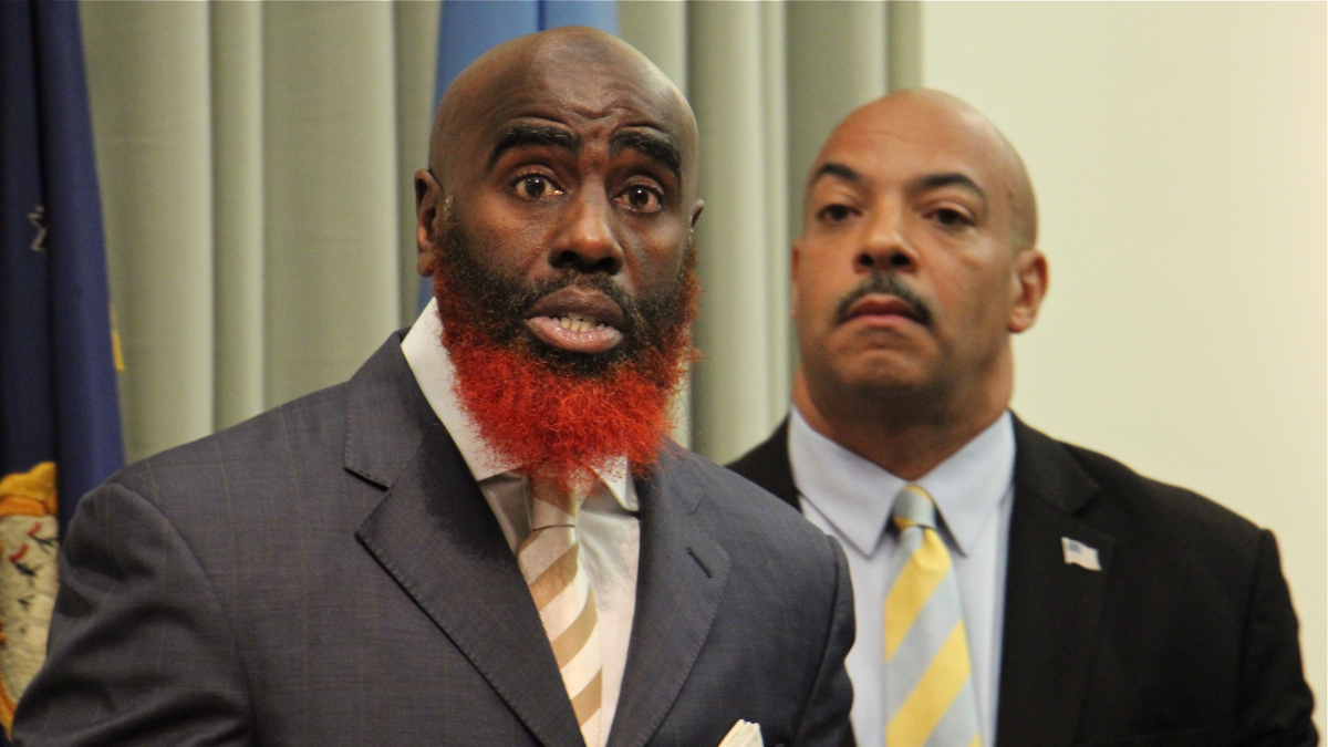  Philadelphia district attorney candidate Tariq El-Shabazz. (Emma Lee/WHYY) 