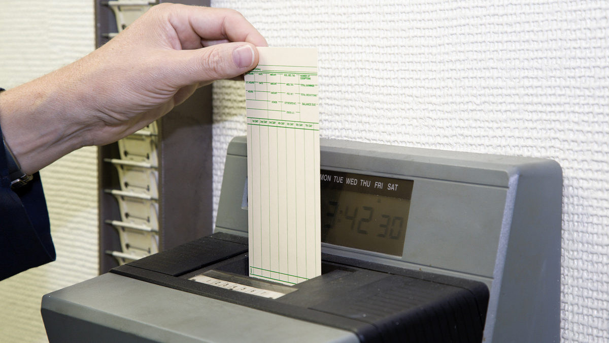 (<a href='http://www.bigstockphoto.com/image-12545354/stock-photo-time-card'>Big Stock</a>)