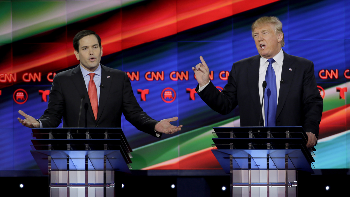 Republican presidential candidate Sen. Marco Rubio